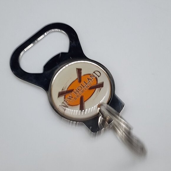 New Holland Brewing Keychain Bottle Opener With Key Ring Vintage - Picture 2 of 4